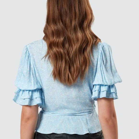 Charlie Holiday Salsa Wrap Top - Picture 3 of 4